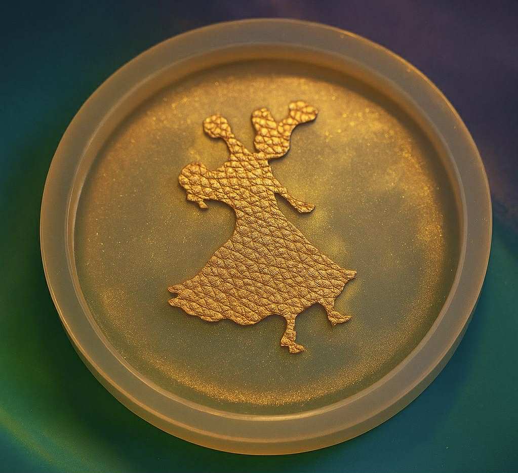 Handmade Dance-Themed Resin Coasters